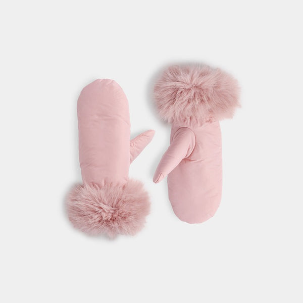Below Zero Mitten - Dusty Rose