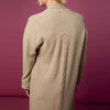HEAVENLY LUXE LONG CARDIGAN WITH LATTICE BACK