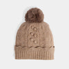 SWEET SCALLOP KNIT POM HAT