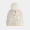 SWEET SCALLOP KNIT POM HAT