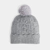 SWEET SCALLOP KNIT POM HAT