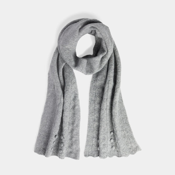 SWEET SCALLOP KNIT SCARF