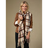 WOVEN SCARF + BRACELET SET - WINTER WHITE