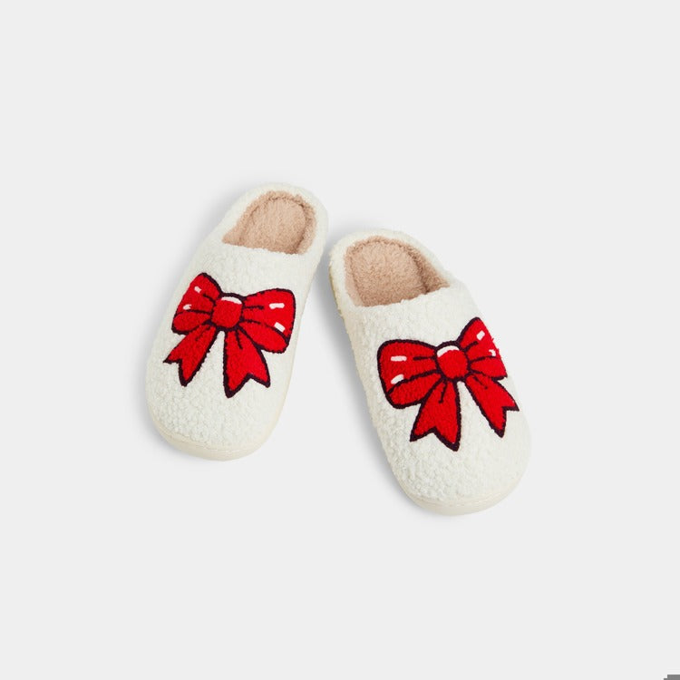 Happy Feet Slippers - Bow