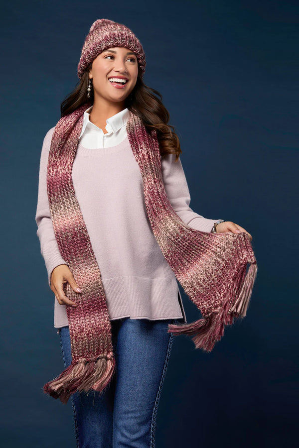 SPARKLE SEASON KNIT HAT - BLUE MULTI