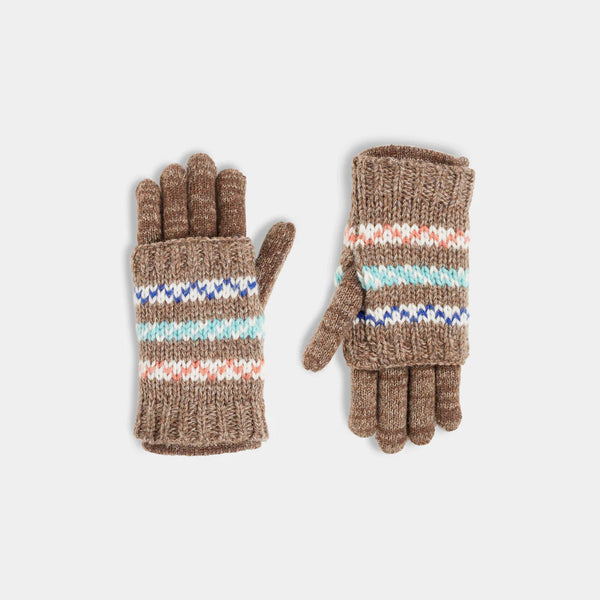 STRIPE CONVERTIBLE GLOVES