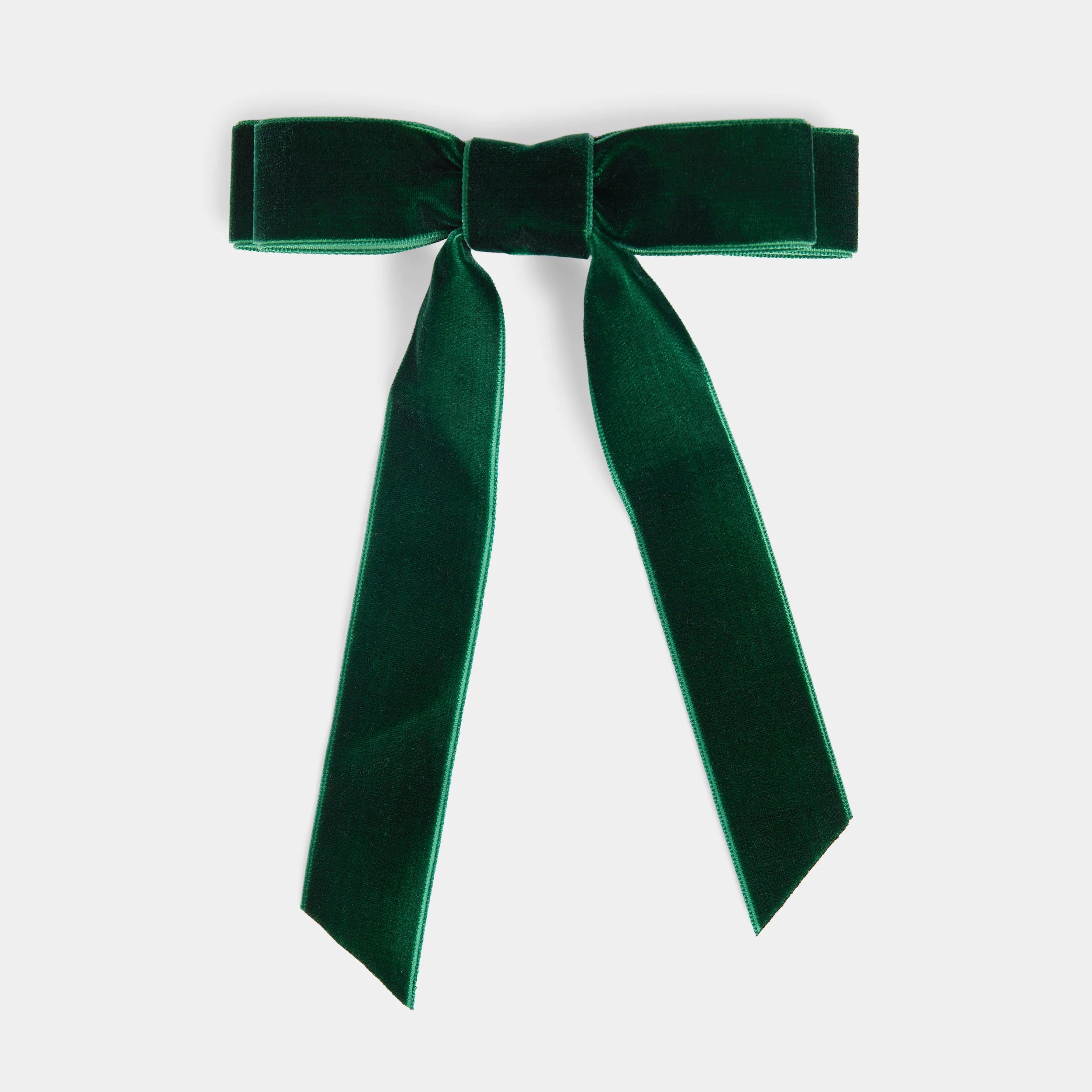 VELVET BOW HAIR CLIP