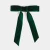 VELVET BOW HAIR CLIP