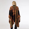CANNA REVERSIBLE WHIPSTITCH WRAP - NUTMEG/BLACK