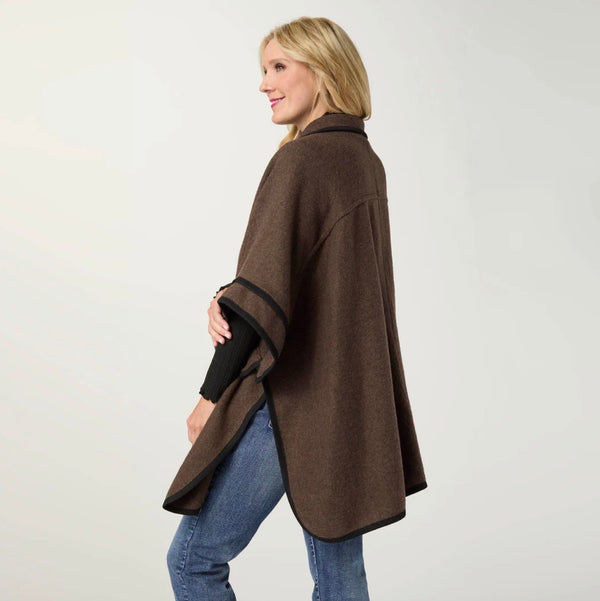 FLYNN SNAP FRONT WRAP W/ POCKETS