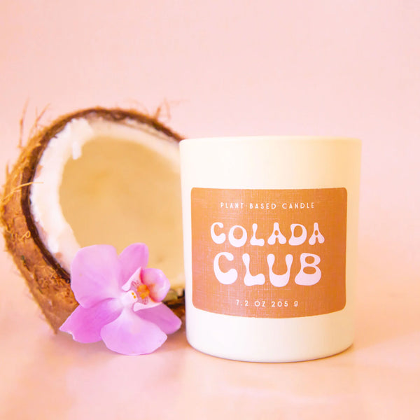 COLADA CLUB SUN GLASS CANDLE