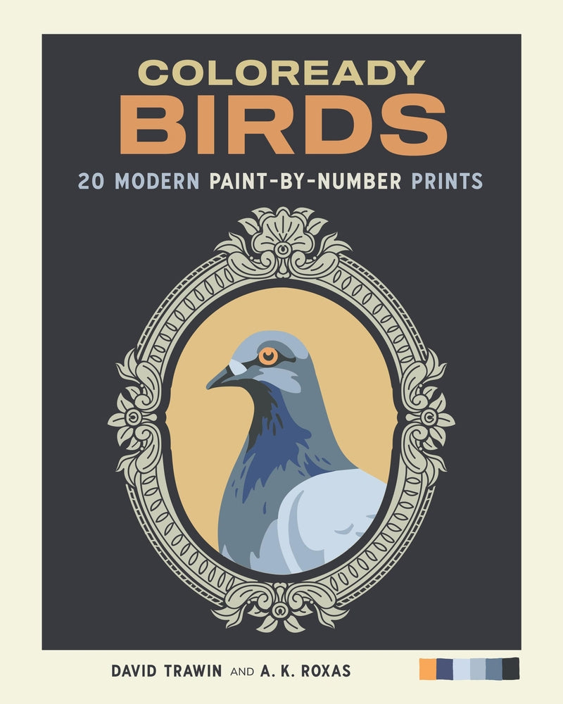 COLOREADY BIRDS PAINT-BY-NUMBER PRINTS BOOK