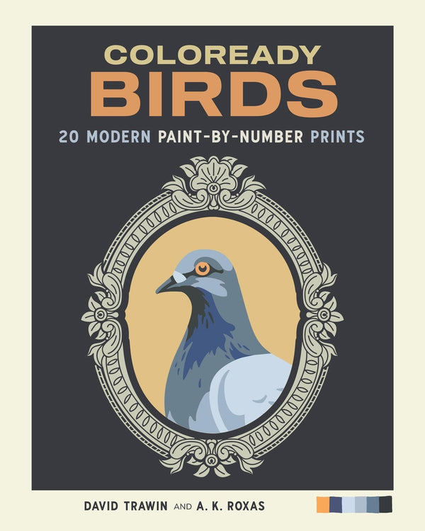 COLOREADY BIRDS PAINT-BY-NUMBER PRINTS BOOK
