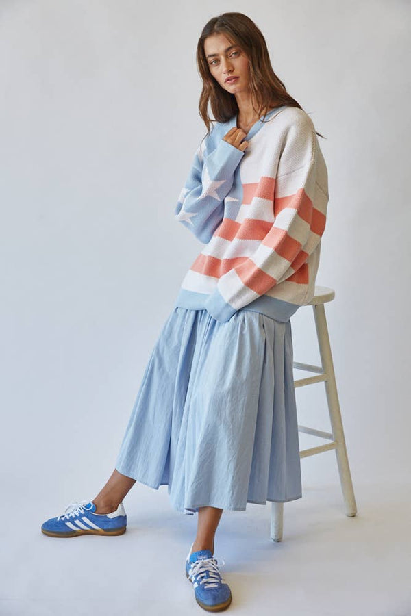 STARS AND STRIPES SWEATER