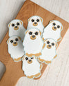 DOG GHOST BLANKET FALL STICKER