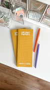 DO NOT FORGET TASKPAD PLANNER NOTEPAD