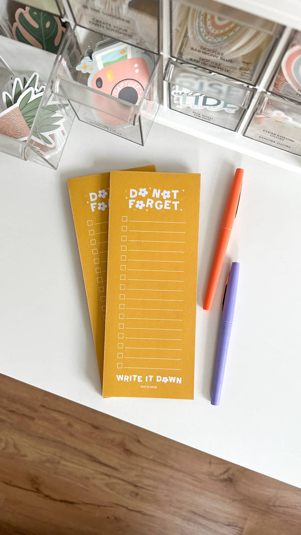 DO NOT FORGET TASKPAD PLANNER NOTEPAD