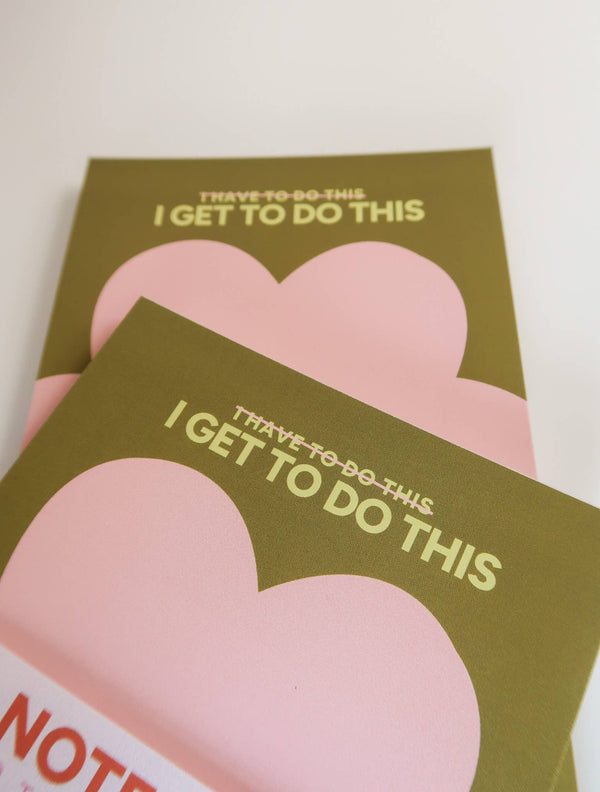 I GET TO DO THIS - 4X6" NOTEPAD