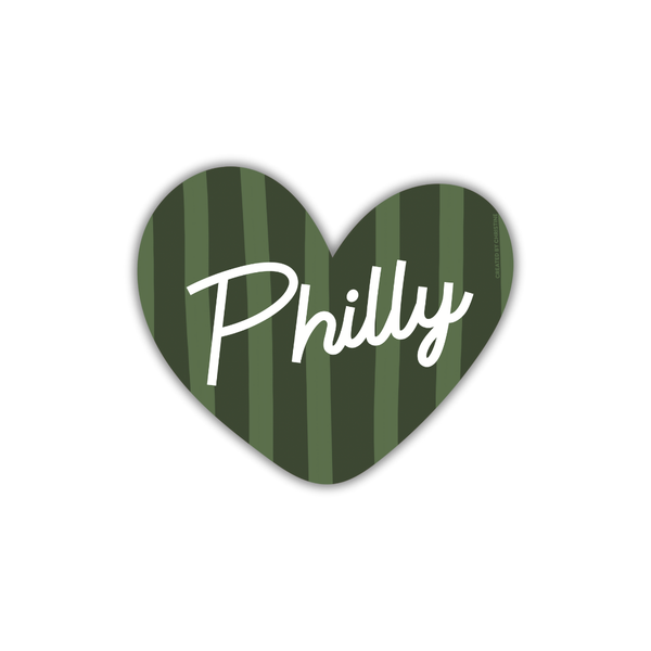 PHILLY HEART STICKER