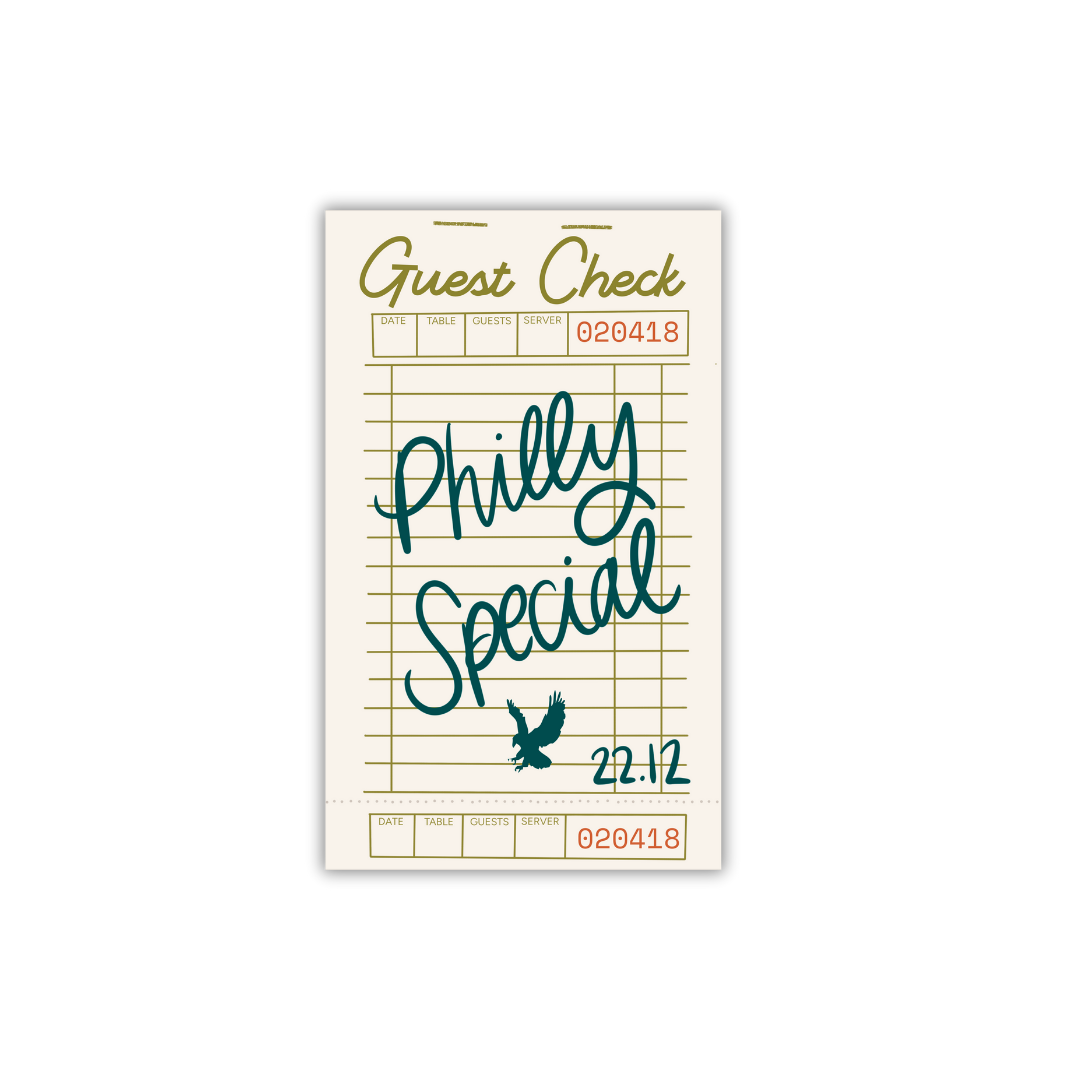 PHILLY SPECIAL GUEST CHECK STICKER