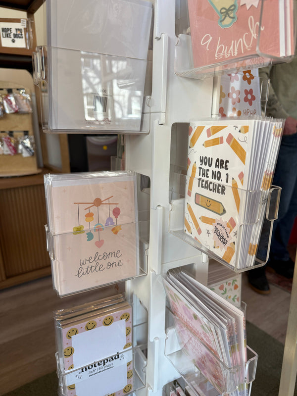 WELCOME LITTLE ONE GREETING STICKER CARD