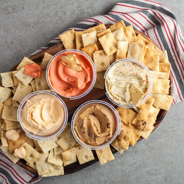 CHEESE SPREAD SAMPLER GOURMET GIFT BOX