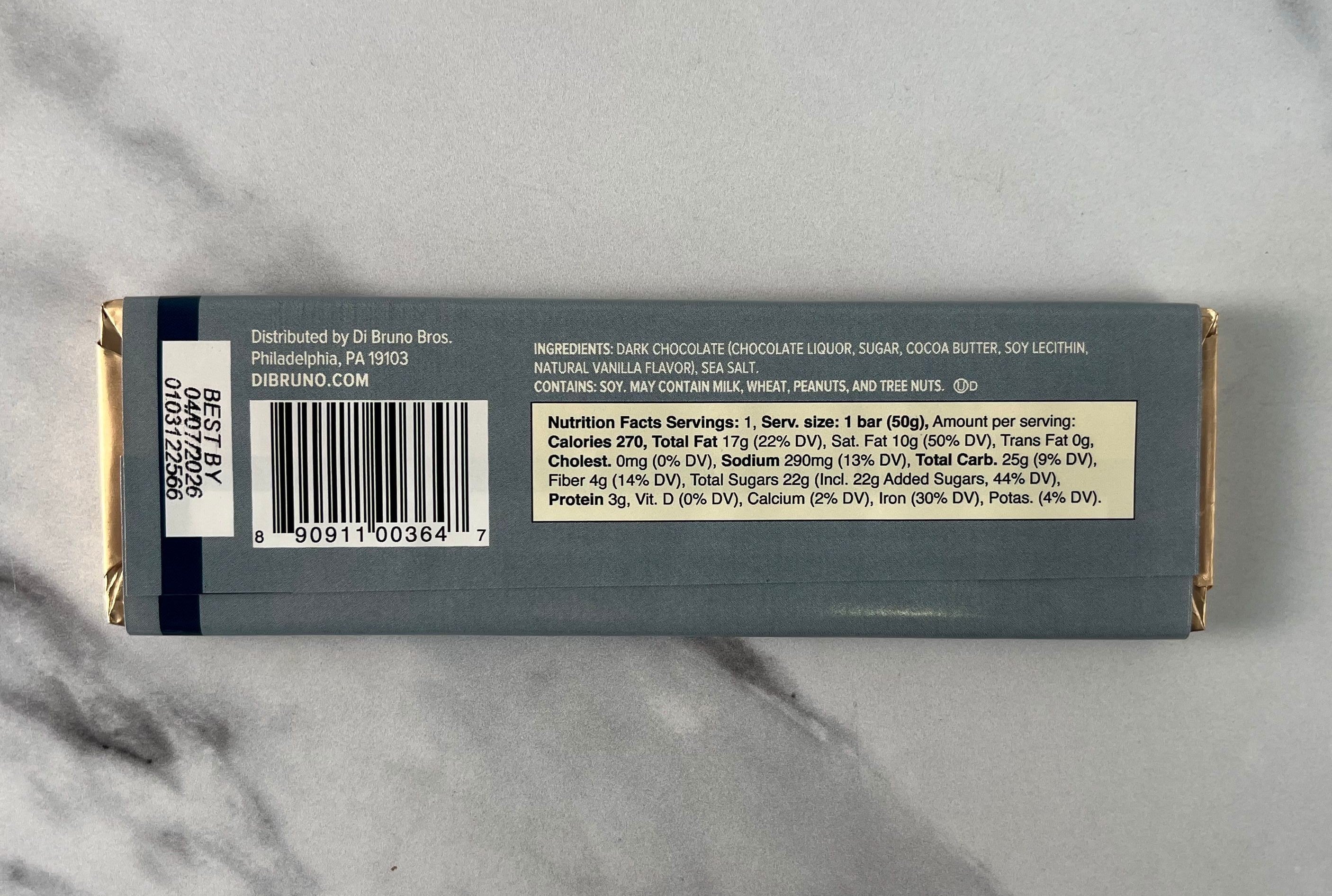 DARK CHOCOLATE SEA SALT