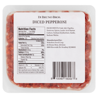 DICED PEPPERONI