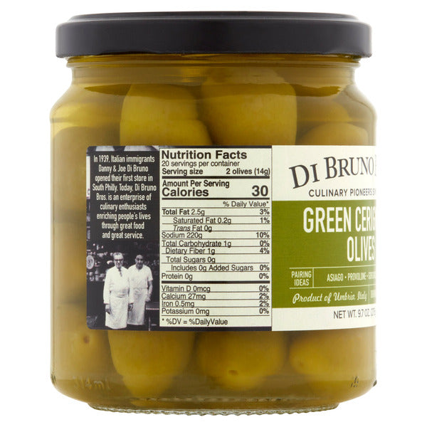 GREEN CERIGNOLA OLIVES