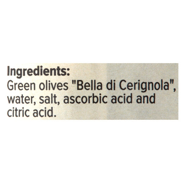 GREEN CERIGNOLA OLIVES