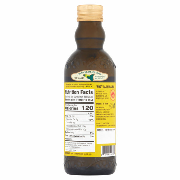 SICILIAN EXTRA VIRGIN OLIVE OIL .5 L BOTTLE