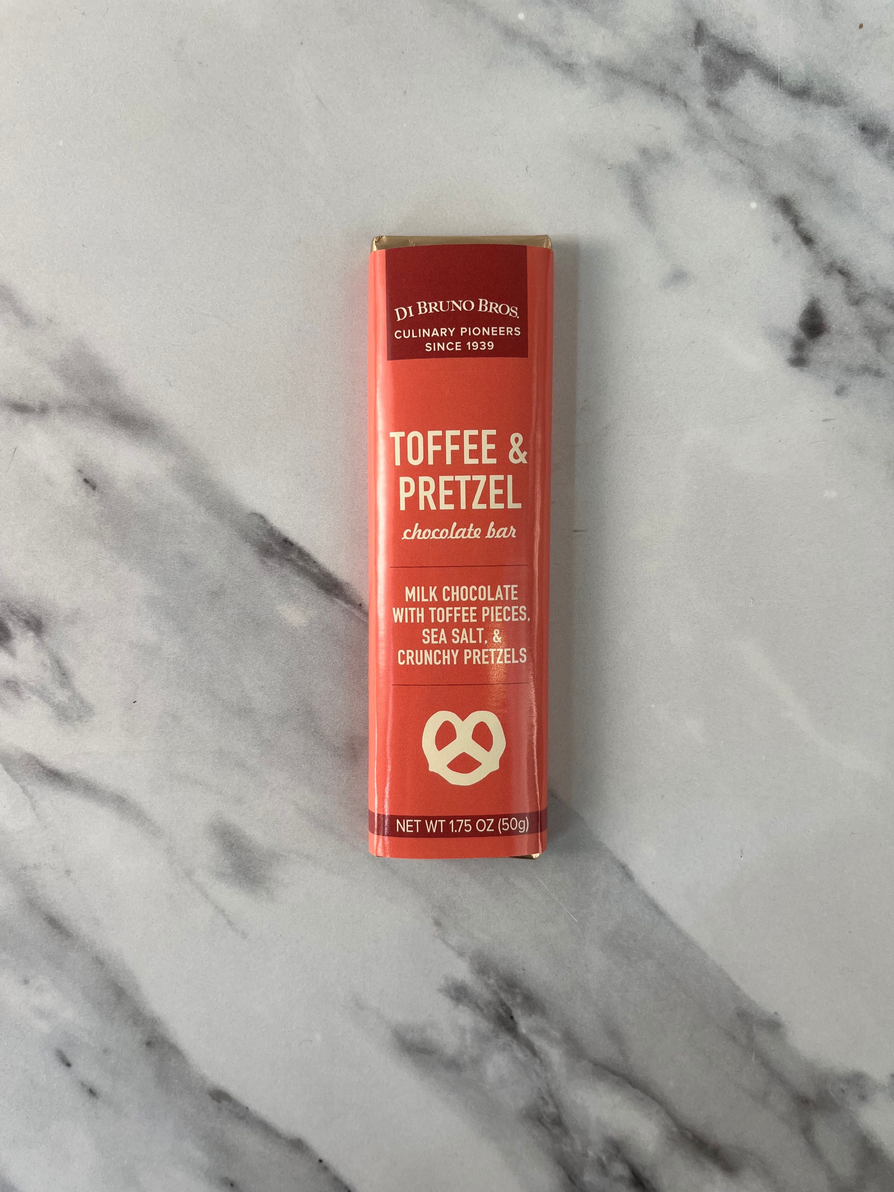 MILK CHOCOLATE TOFFEE & PRETZEL BAR