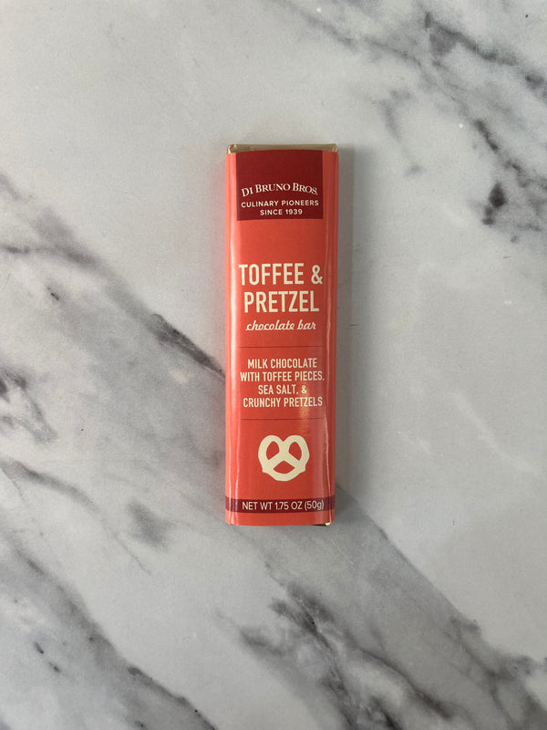 MILK CHOCOLATE TOFFEE & PRETZEL BAR