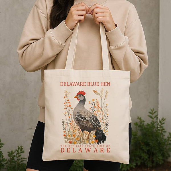 STATE BIRD DELAWARE CANVAS TOTE