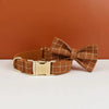 PERSONALIZED CLASSIC BROWN PLAID SET