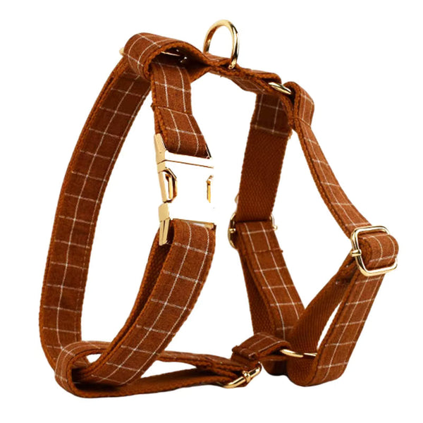 PERSONALIZED CLASSIC BROWN PLAID SET