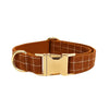 PERSONALIZED CLASSIC BROWN PLAID SET