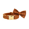 PERSONALIZED CLASSIC BROWN PLAID SET