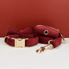 PERSONALIZED DARK RED CORDUROY CLASSIC SET