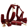 PERSONALIZED DARK RED CORDUROY CLASSIC SET