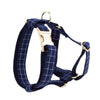 PLAID DARK BLUE SET