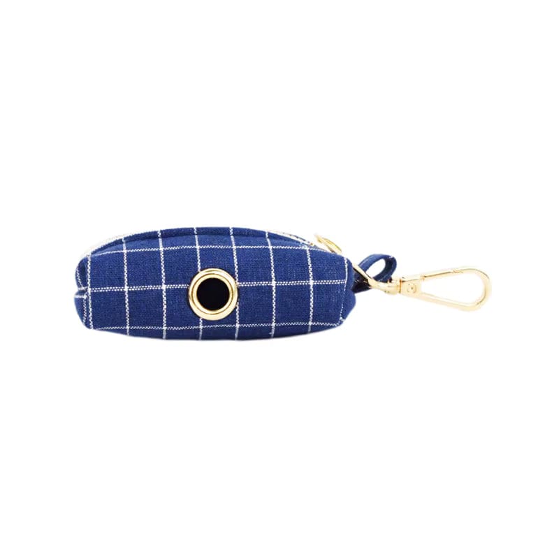 PLAID DARK BLUE SET