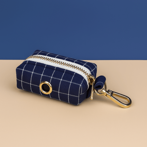 PLAID DARK BLUE SET