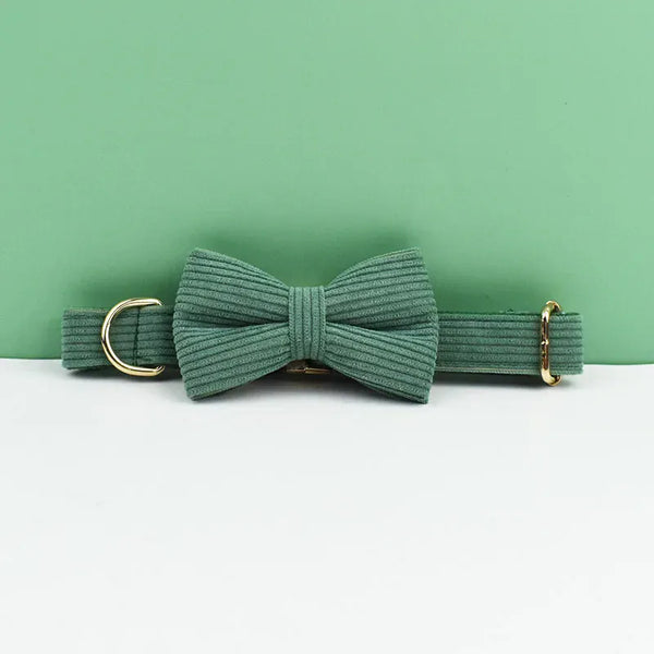 PERSONALIZED DARK GREEN CORDUROY CLASSIC SET