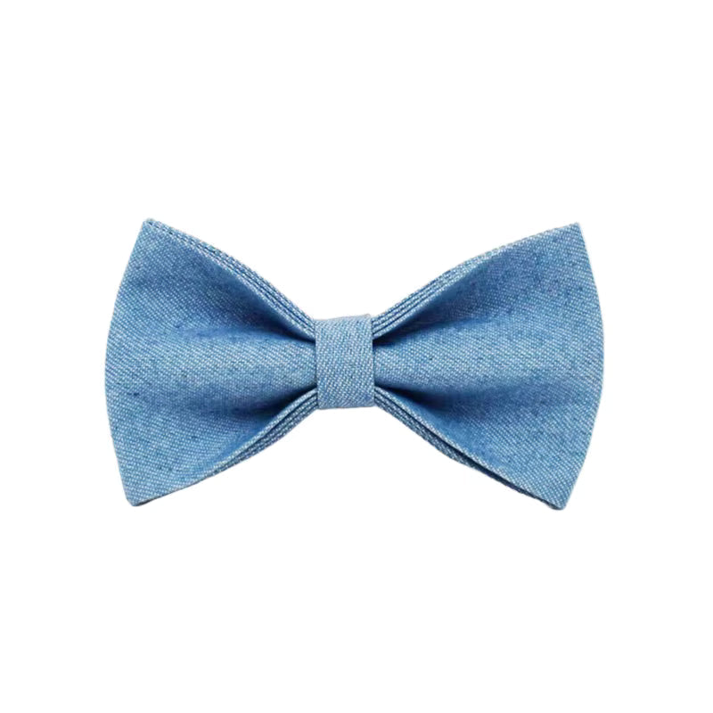 PERSONALIZED BLUE DENIM CLASSIC DOG WALK SET