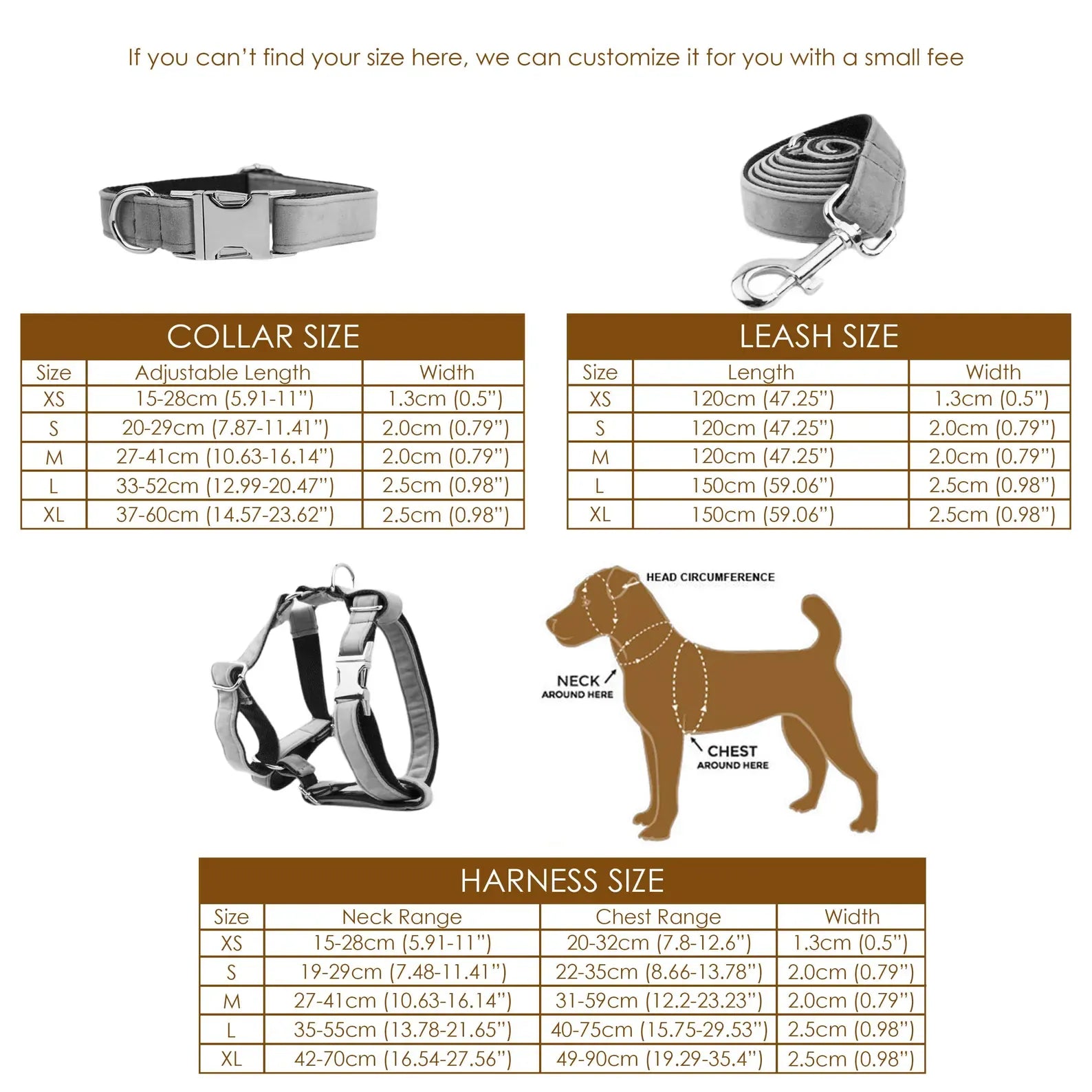 PERSONALIZED GRAY PLAID CLASSIC DOG WALK SET