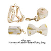 PERSONALIZED IVORY GOLD LEAF VELVET CLASSIC SET