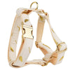 PERSONALIZED IVORY GOLD LEAF VELVET CLASSIC SET