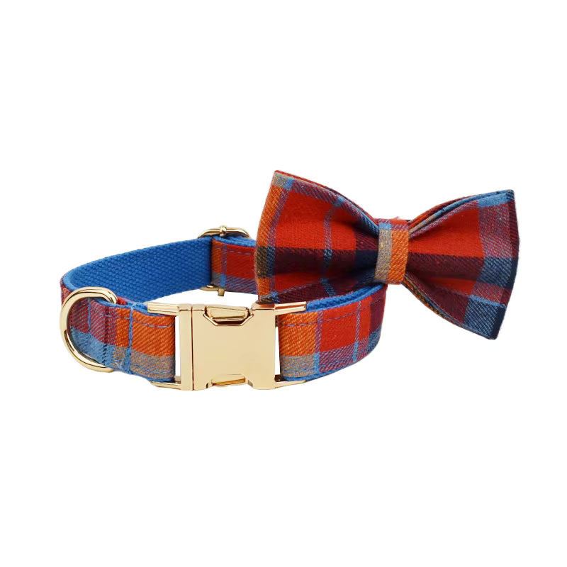 PERSONALIZED MIDNIGHT COPPER PLAID CLASSIC SET