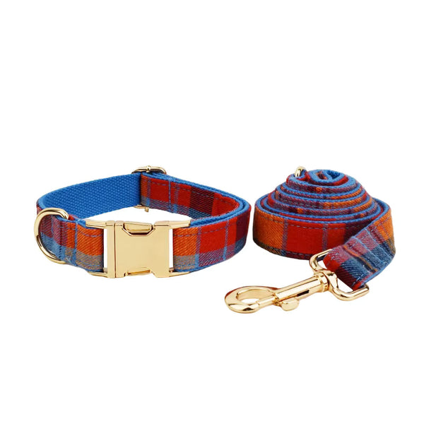 PERSONALIZED MIDNIGHT COPPER PLAID CLASSIC SET